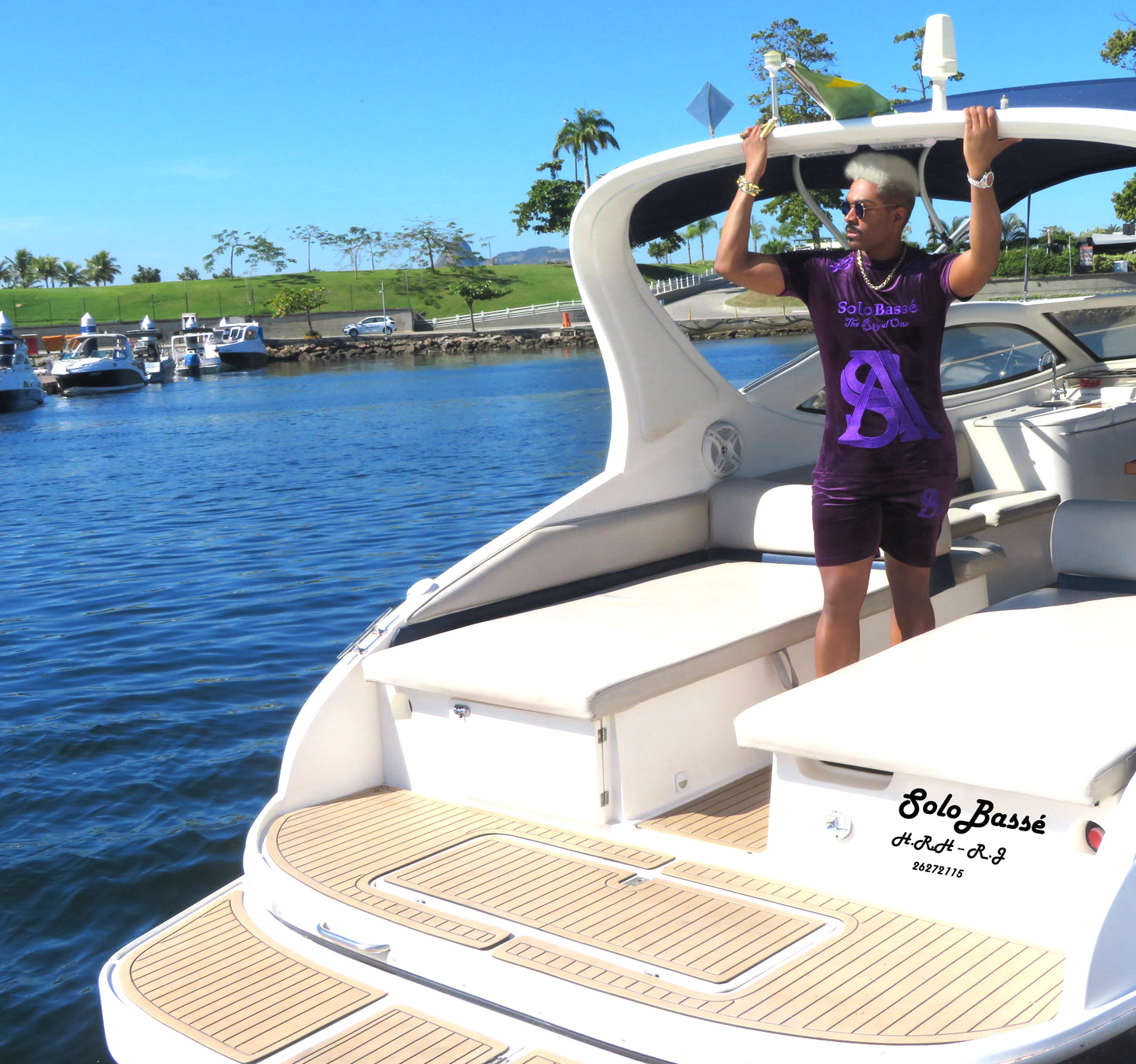 SoloBassé's Purple Velvet Set – Men’s Designer Fit
