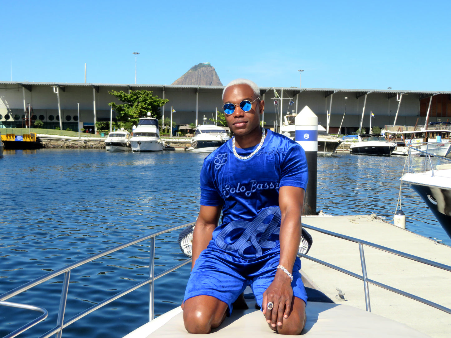 SoloBassé's Blue Velvet Set – Men’s Designer Fit
