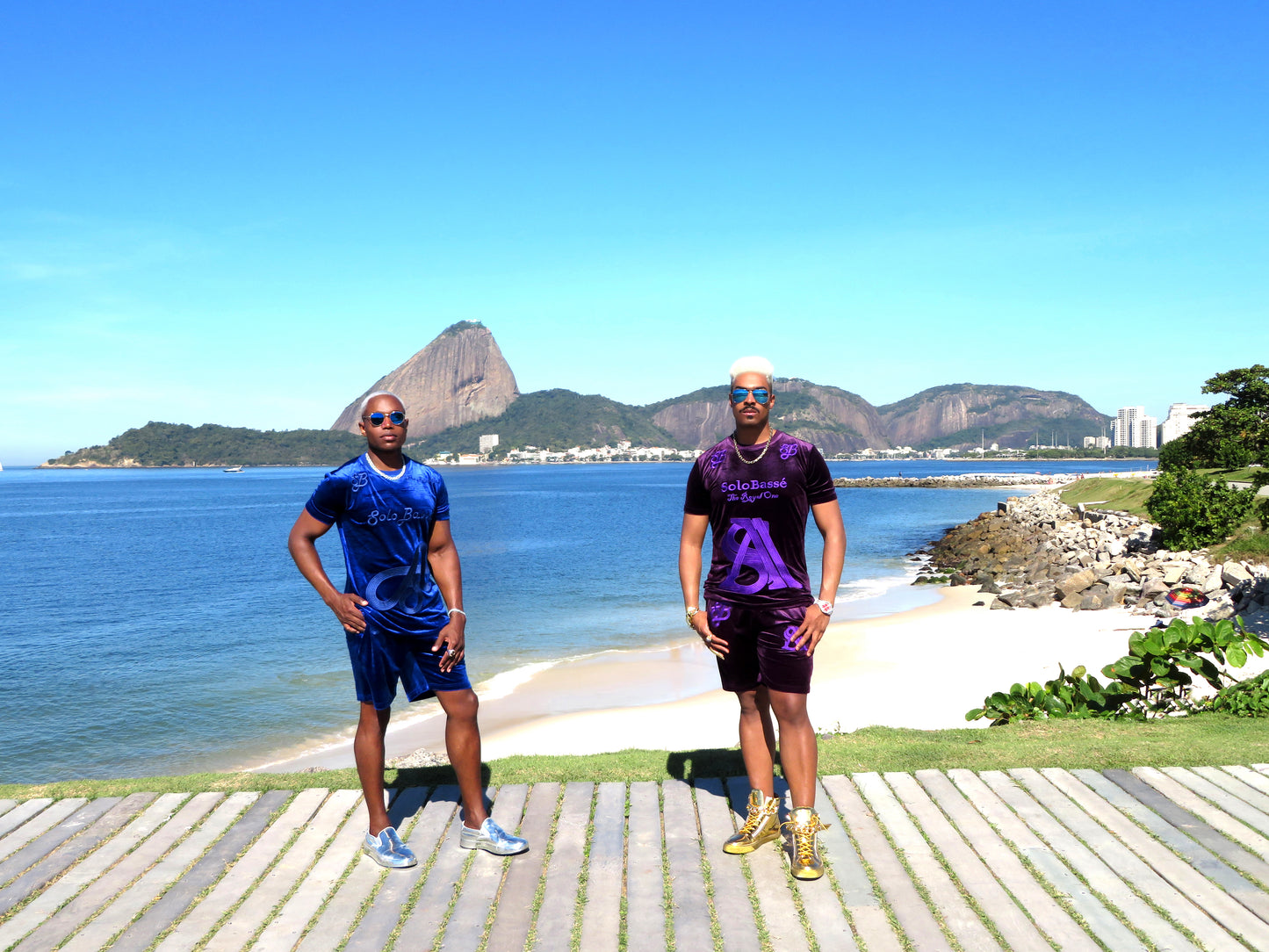 SoloBassé's Purple Velvet Set – Men’s Designer Fit