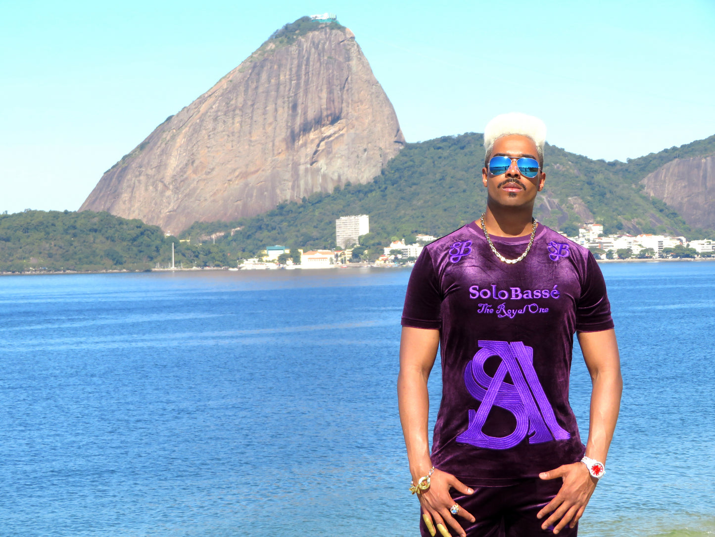 SoloBassé's Purple Velvet Set – Men’s Designer Fit