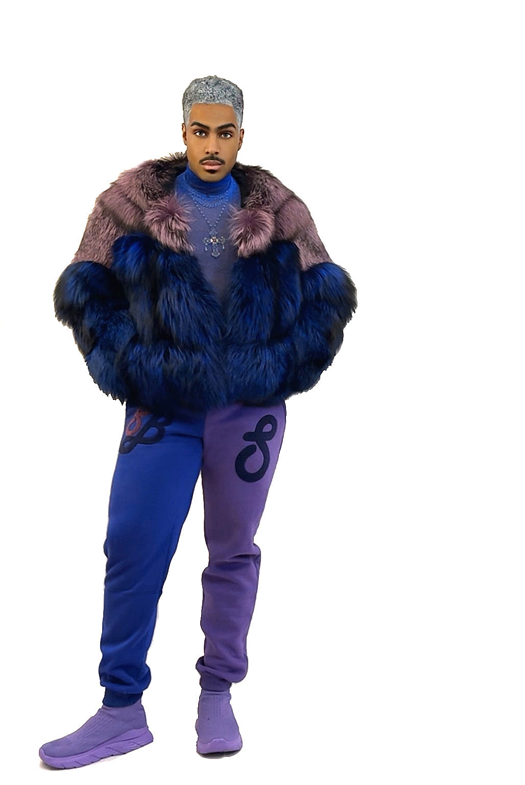 SoloBassé's Fur Hooded luxury Coat
