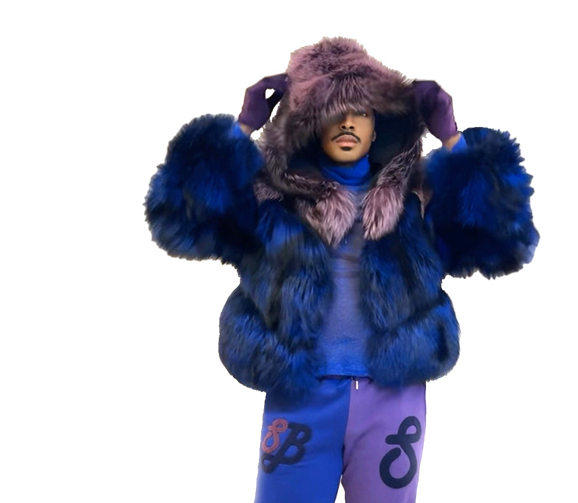 SoloBassé's Fur Hooded luxury Coat