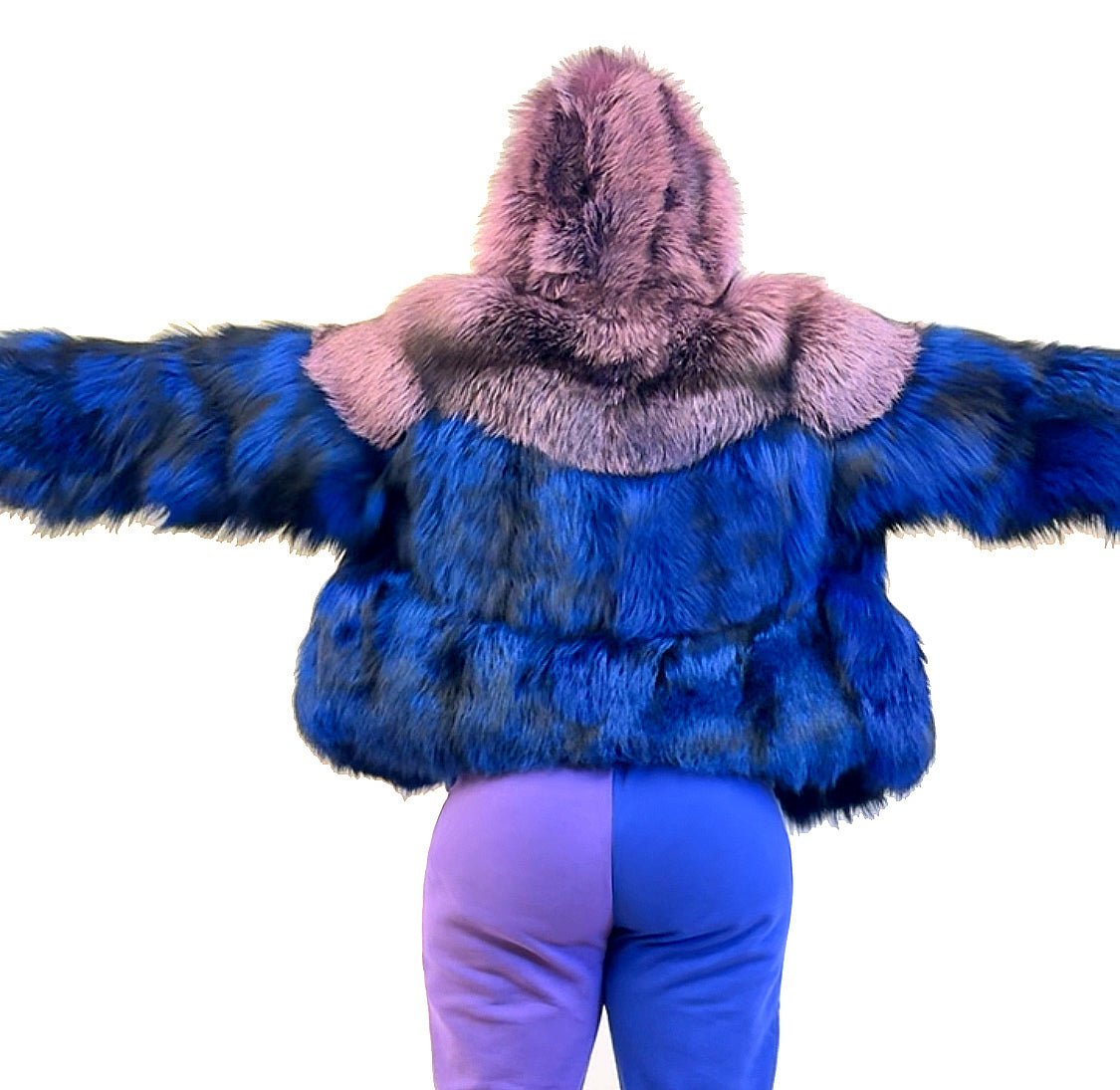 SoloBassé's Fur Hooded luxury Coat