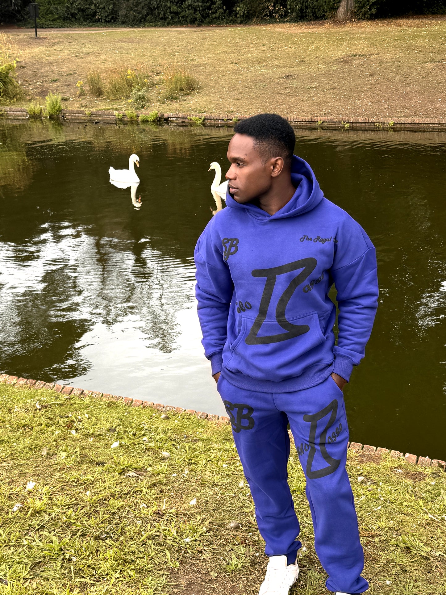 SoloBassé's Blue Magic Luxury Menswear Hoodie Set