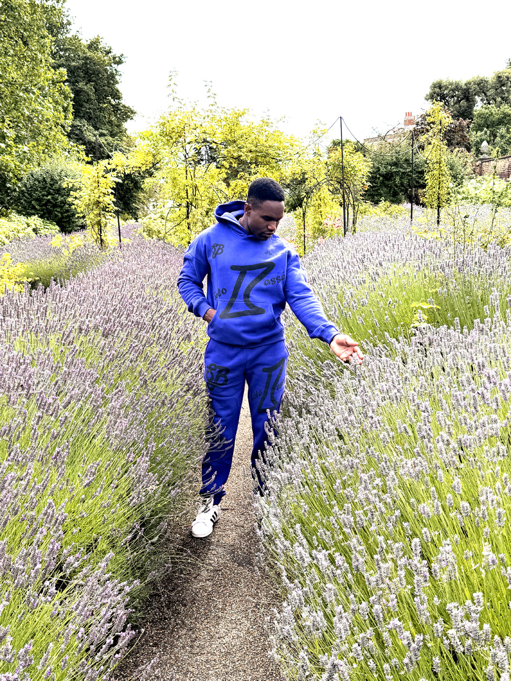 SoloBassé's Blue Magic Luxury Menswear Hoodie Set