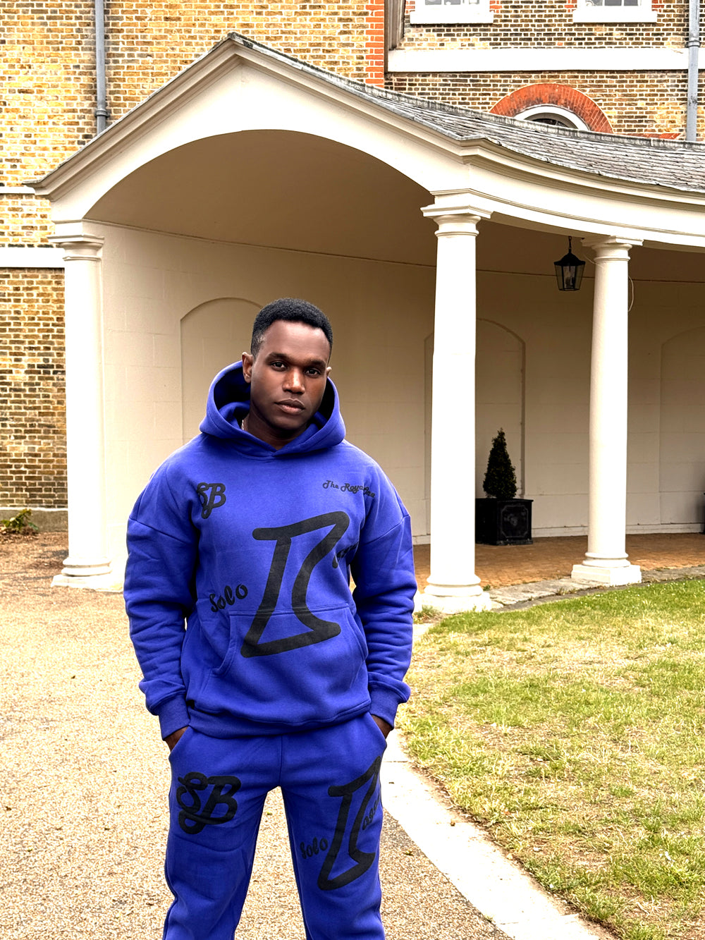 SoloBassé's Blue Magic Luxury Menswear Hoodie Set