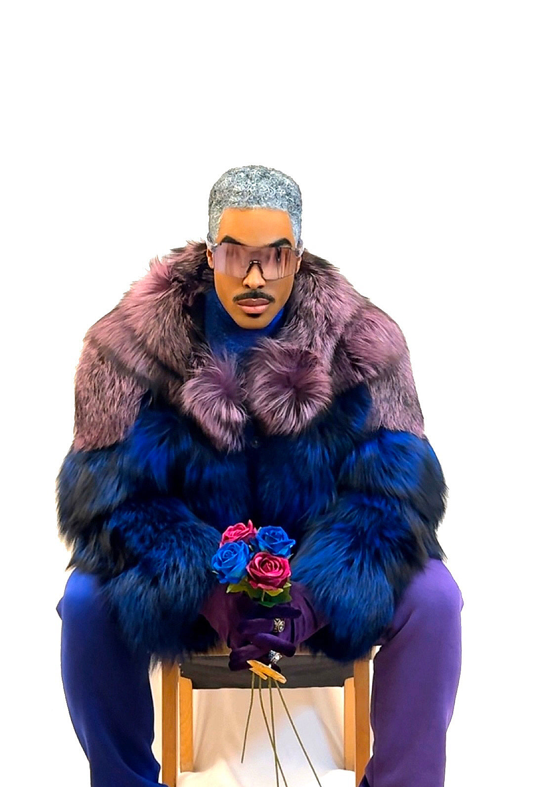SoloBassé's Fur Hooded luxury Coat