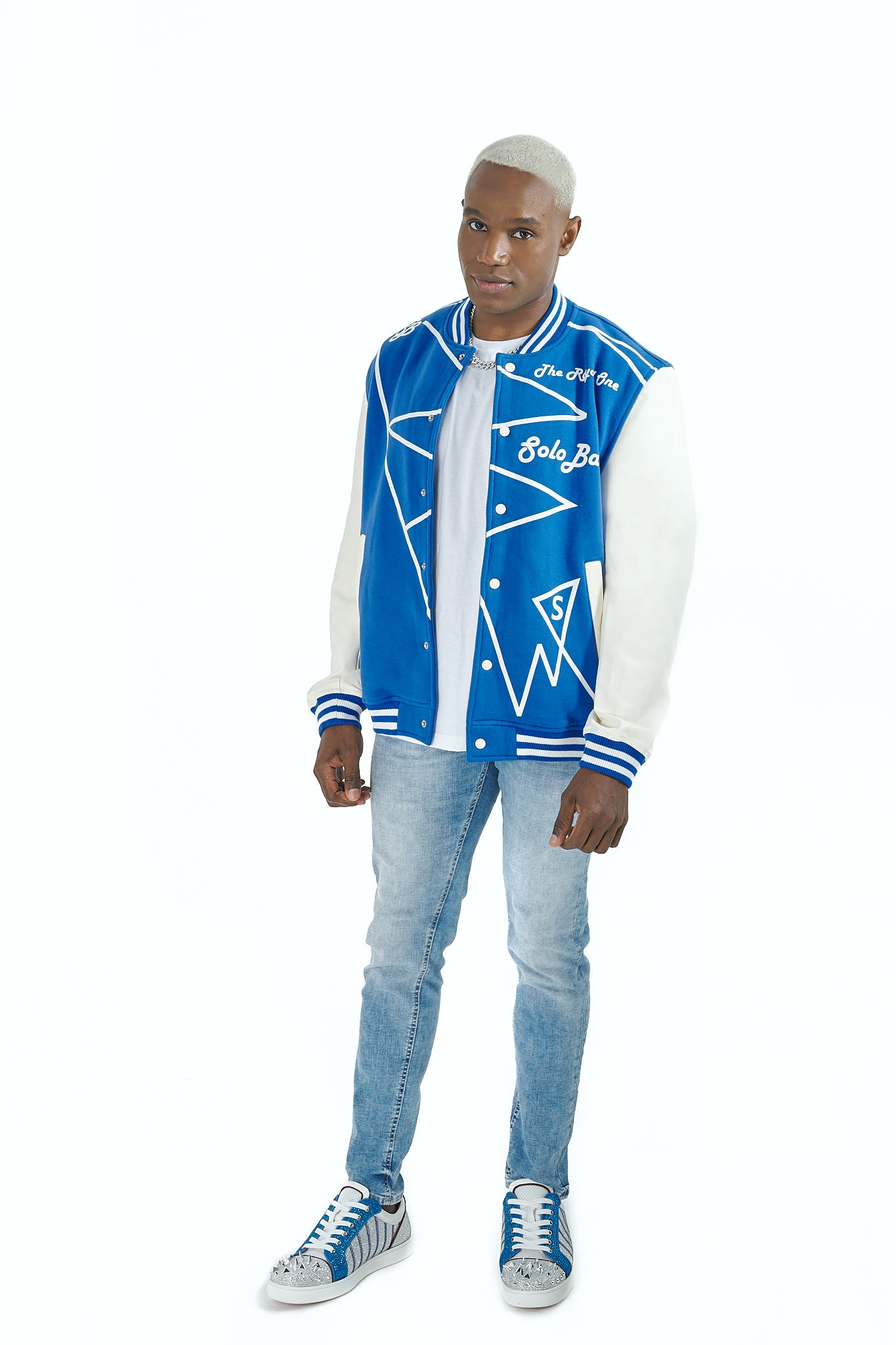 SoloBassé's Blue Bomber Baseball Jacket