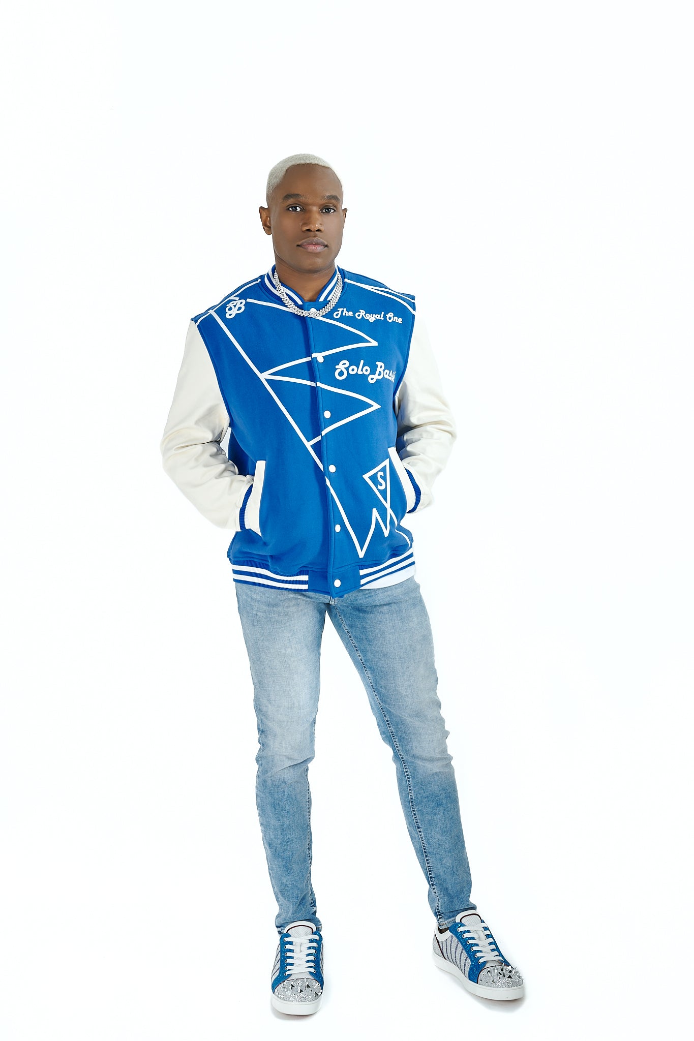 SoloBassé's Blue Bomber Baseball Jacket