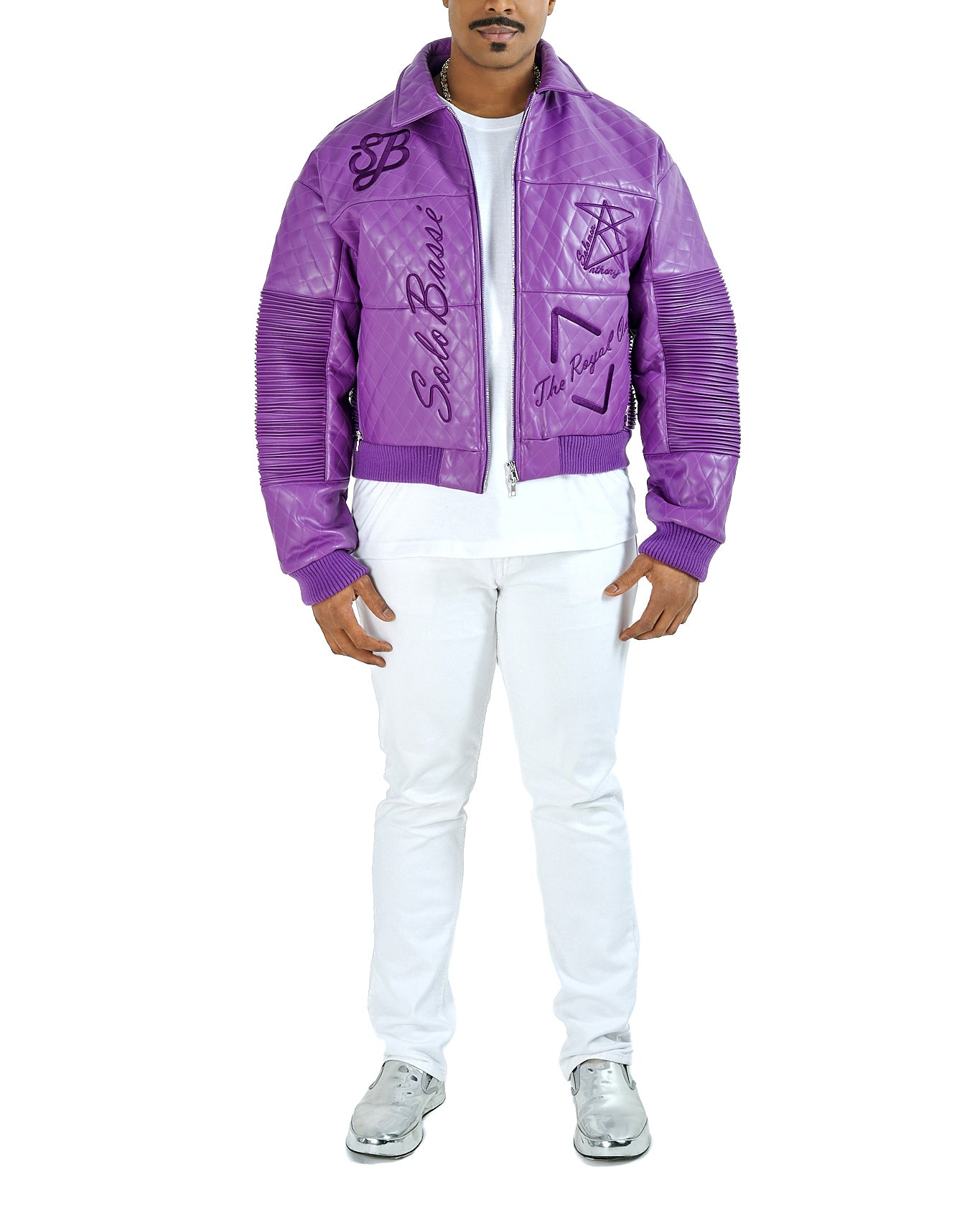SoloBassé's Purple Leather Jacket | Ken Purple Power