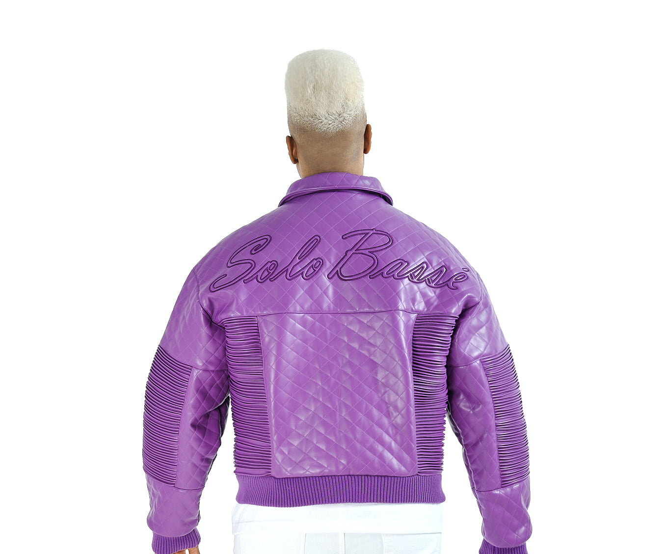 SoloBassé's Purple Leather Jacket | Ken Purple Power
