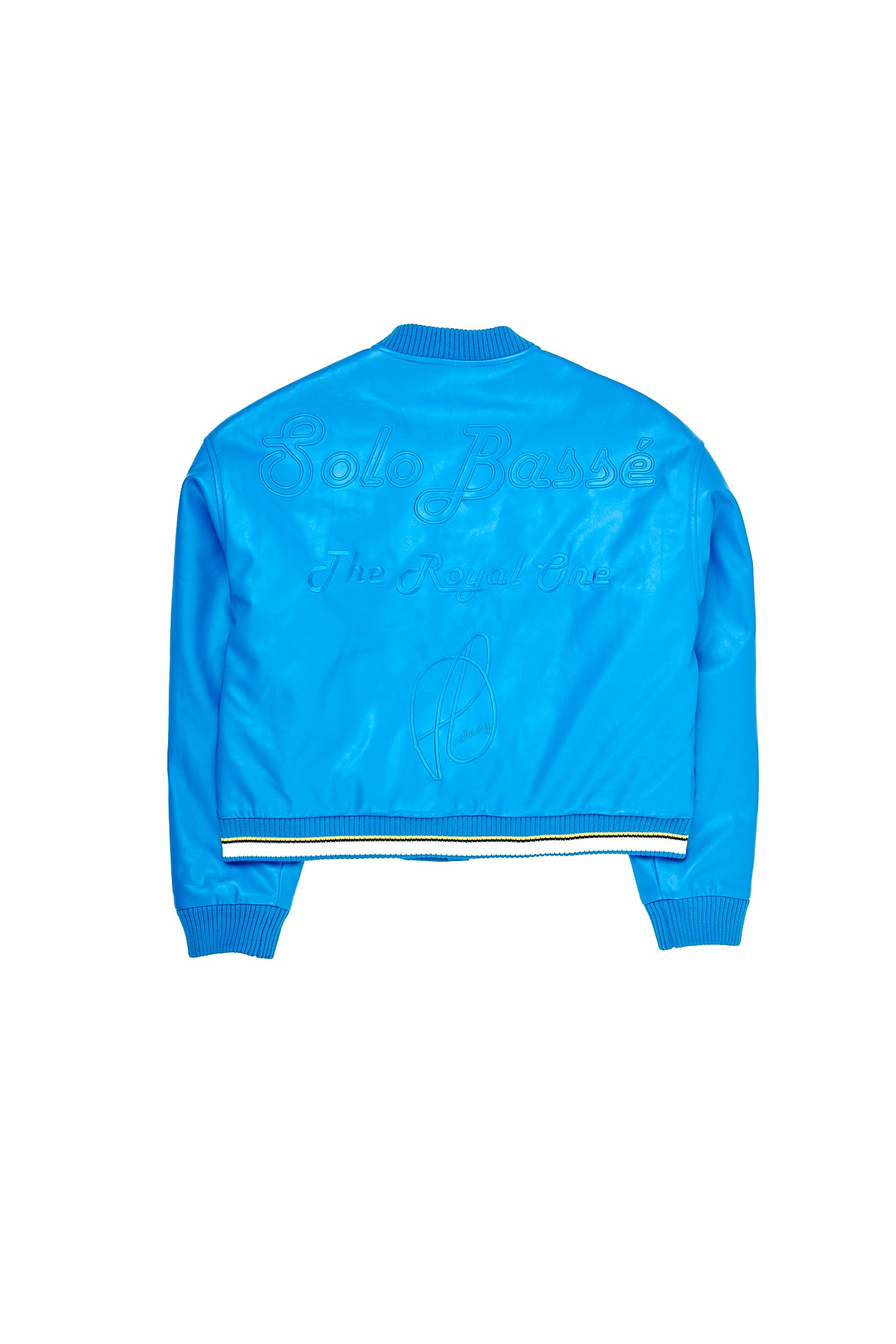 SoloBassé's Blue Leather Jacket | Puncher Blue Blaw