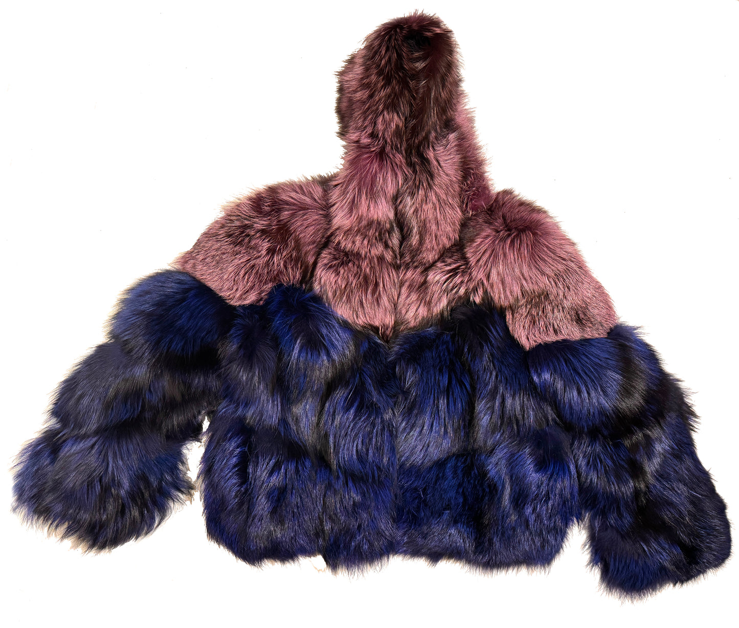 SoloBassé's Fur Hooded luxury Coat
