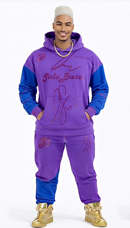 The Royal Ascension | Luxury Men's Designer Hoodie Set | African Royal Sportswear | Solobassé