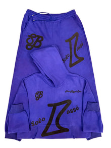SoloBassé's Blue Magic Luxury Menswear Hoodie Set