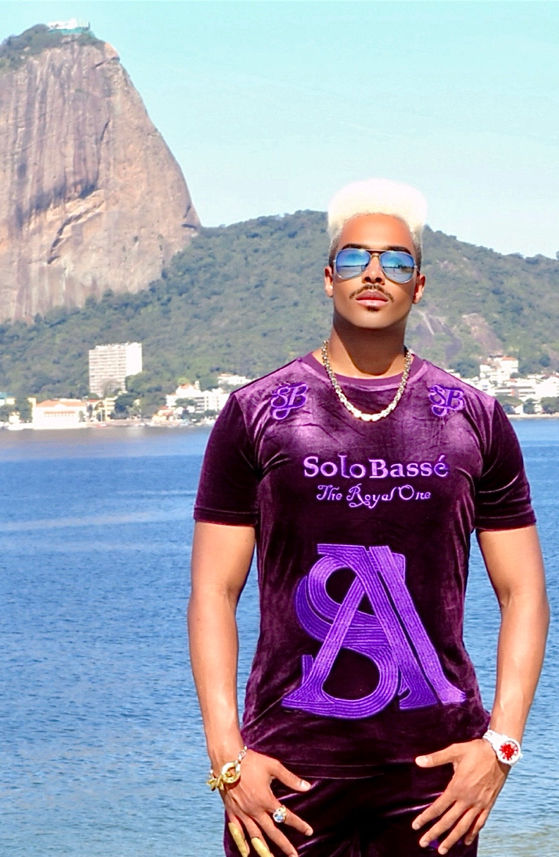 Men’s Velvet | Men’s Velvet Tracksuit | The Imperial Purple | By SoloBassè