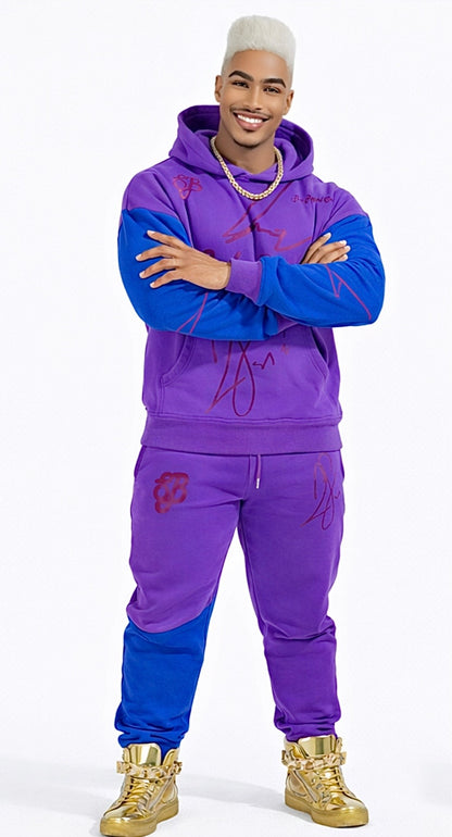 The Royal Ascension | Luxury Men's Designer Hoodie Set | African Royal Sportswear | Solobassé