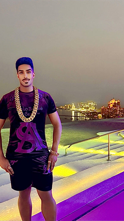 Men’s Velvet | Men’s Velvet Tracksuit | The Imperial Purple | By SoloBassè