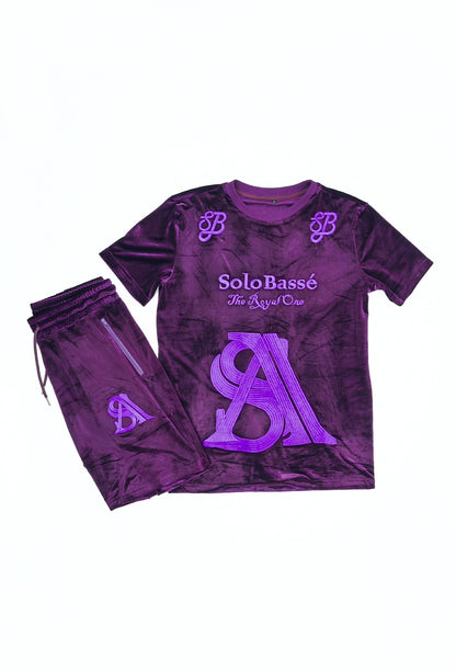 Men’s Velvet | Men’s Velvet Tracksuit | The Imperial Purple | By SoloBassè
