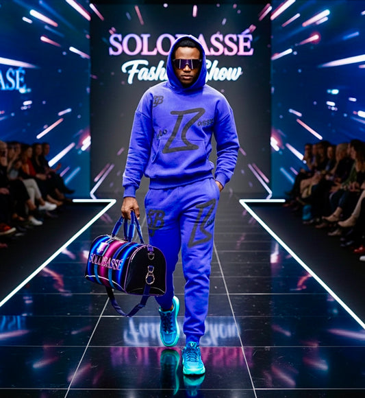 SoloBassé's Blue Magic Luxury Menswear Hoodie Set