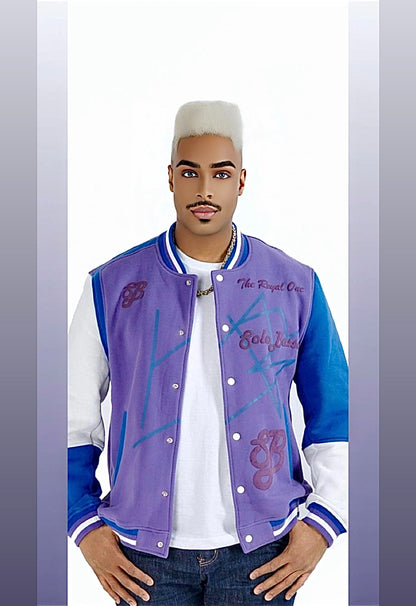 SoloBassé's Purple Bomber Baseball Jacket