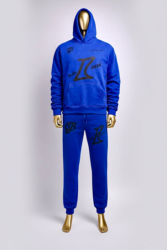 SoloBassé's Blue Magic Luxury Menswear Hoodie Set