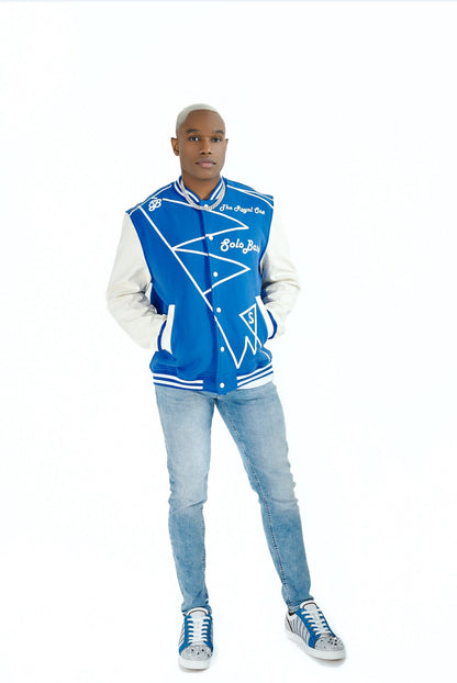 SoloBassé's Blue Bomber Baseball Jacket