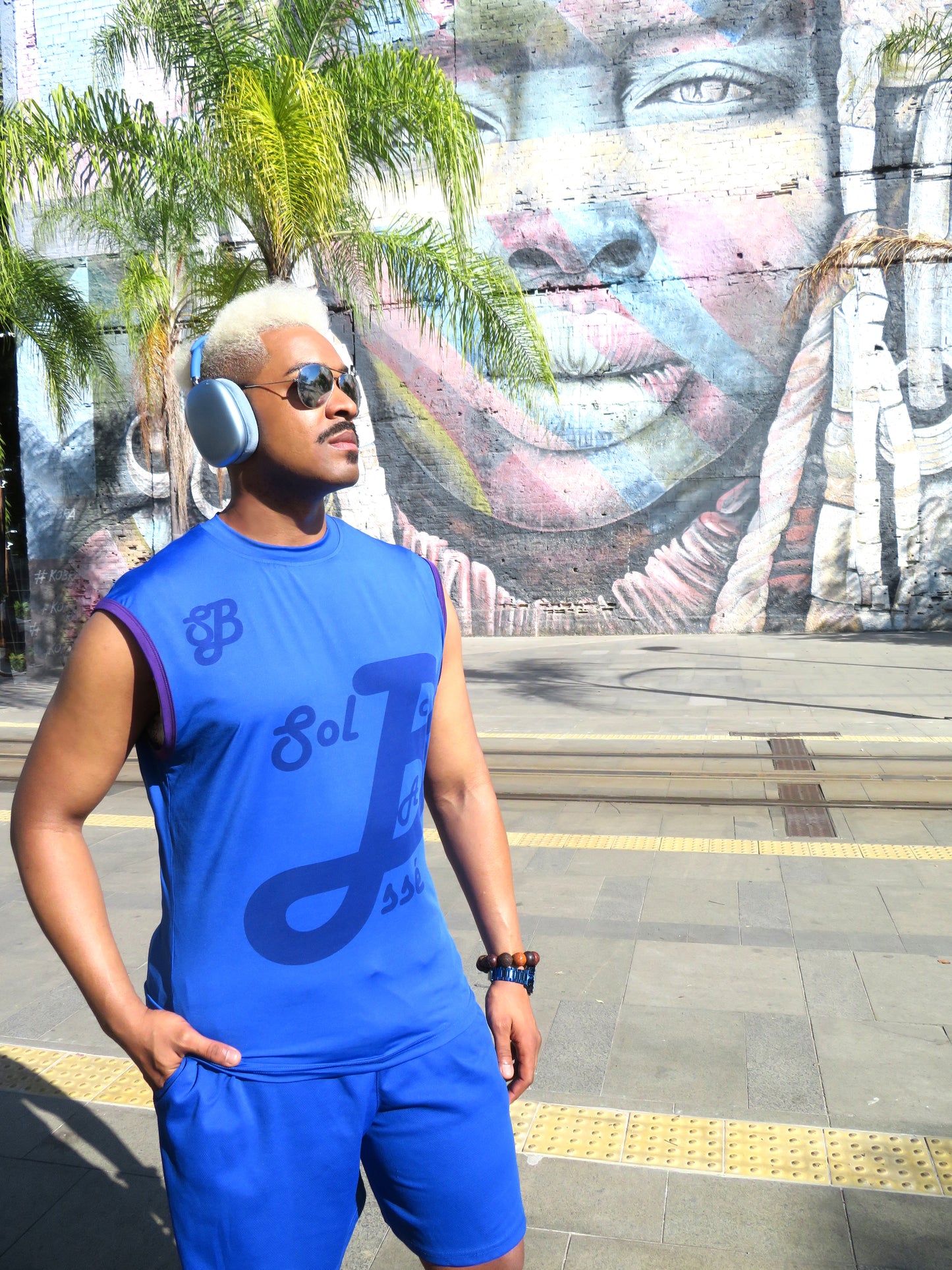 The Royal Blue B Vest