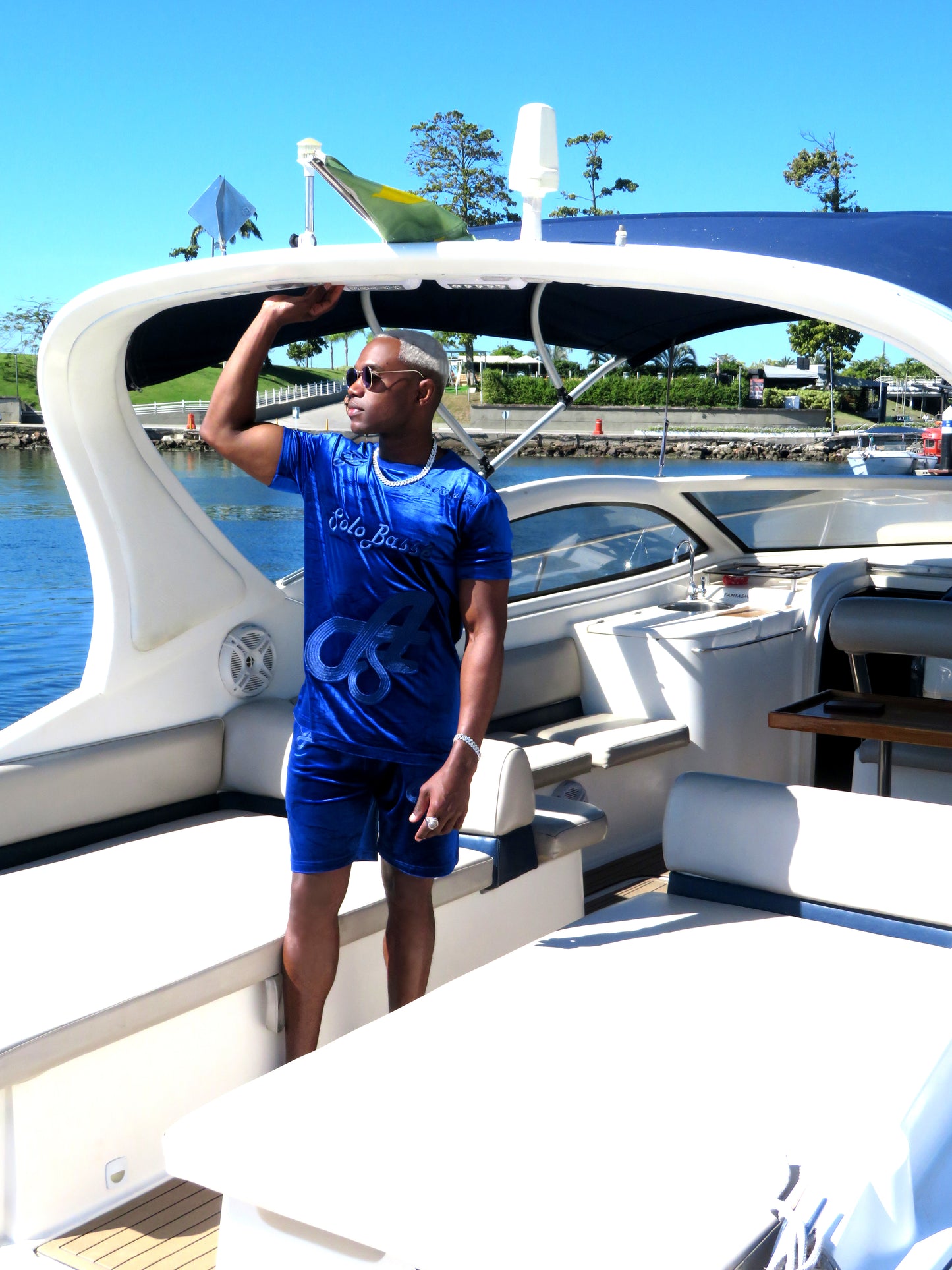 SoloBassé's Blue Velvet Set – Men’s Designer Fit