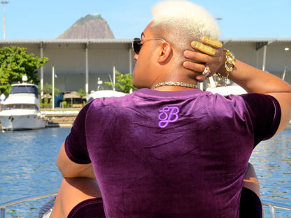 SoloBassé's Purple Velvet Set – Men’s Designer Fit
