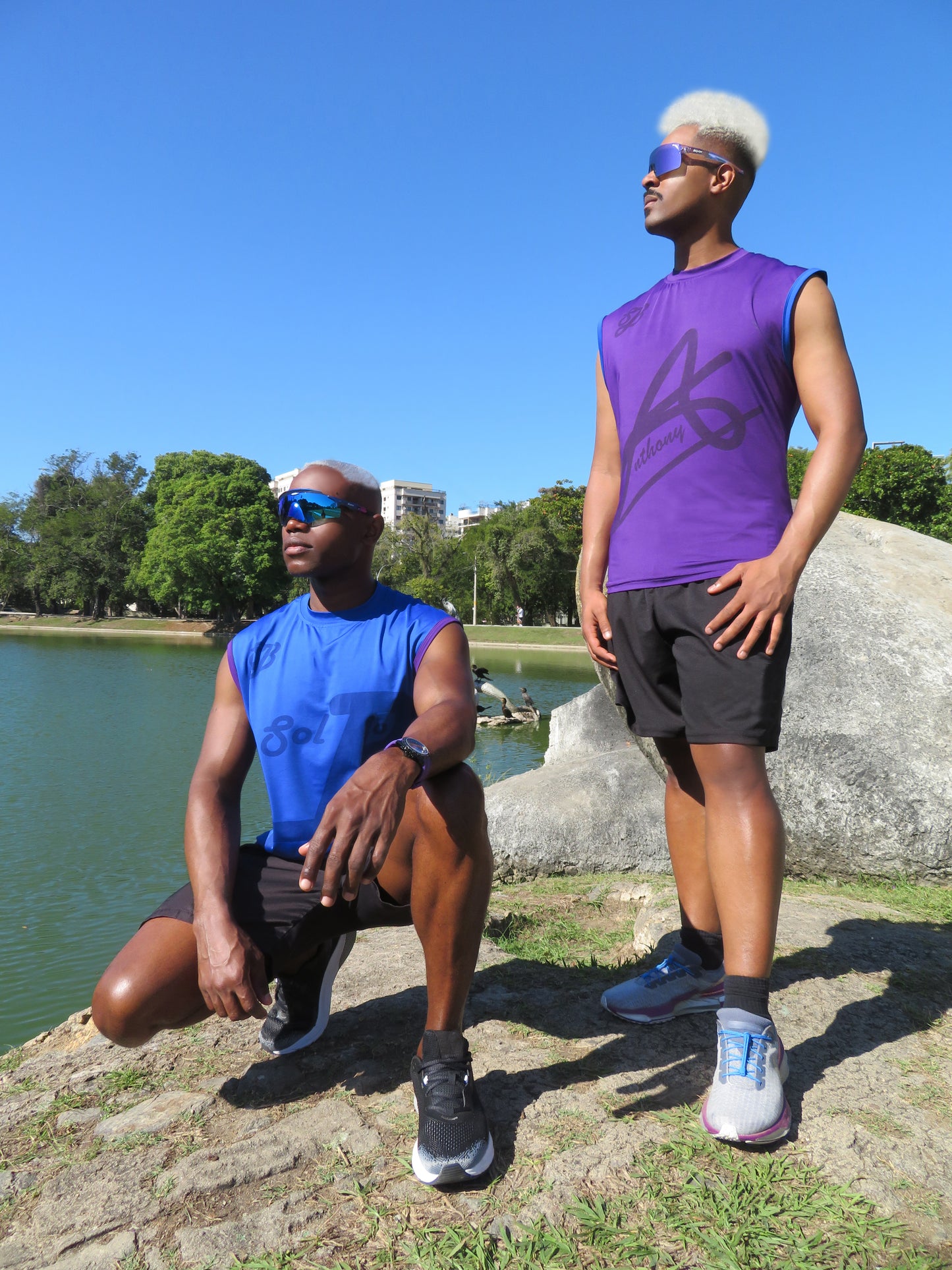 The Royal Blue B Vest