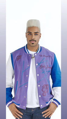 SoloBassé's Purple Bomber Baseball Jacket