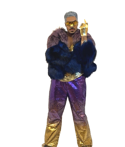 SoloBassé's Fur Hooded luxury Coat