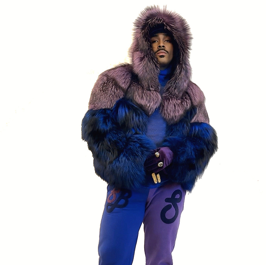 SoloBassé's Fur Hooded luxury Coat