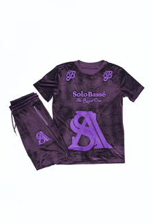 SoloBassé's Purple Velvet Set – Men’s Designer Fit