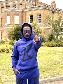 SoloBassé's Blue Magic Luxury Menswear Hoodie Set