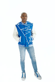 SoloBassé's Blue Bomber Baseball Jacket