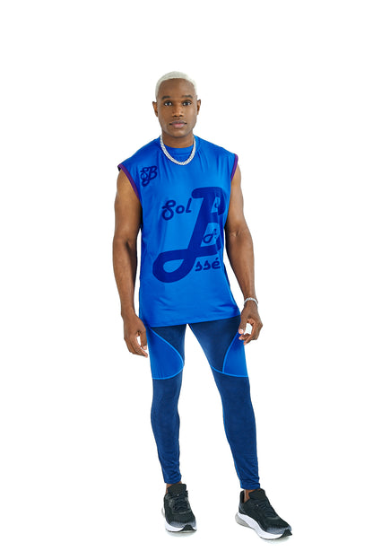 The Royal Blue B Vest