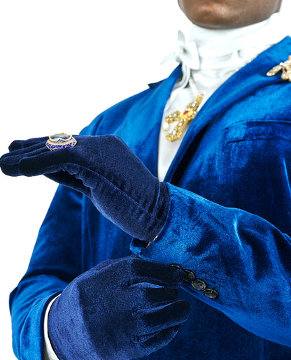 VELVET JACKETS | SoloBassé's Blue Velvet Jacket