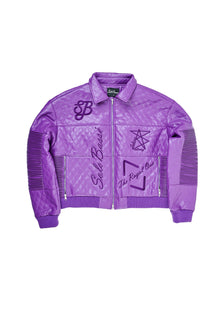 SoloBassé's Purple Leather Jacket | Ken Purple Power