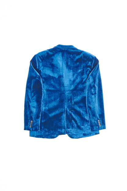 VELVET JACKETS | SoloBassé's Blue Velvet Jacket