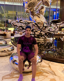 SoloBassé's Purple Velvet Set – Men’s Designer Fit